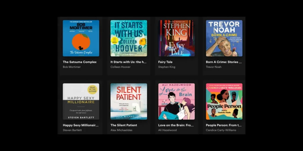 Spotify Premium APK 17 Audio books