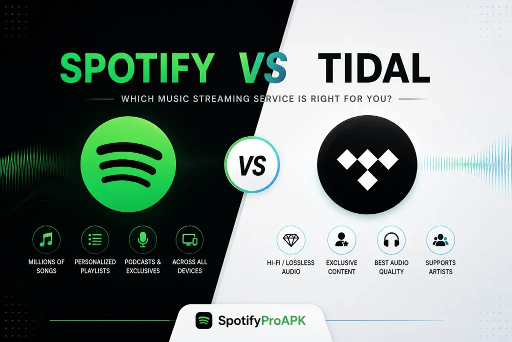 Spotify vs TIDAL: Which Music Streaming Service Is Better in 2026? 2 Spotify vs Tidal