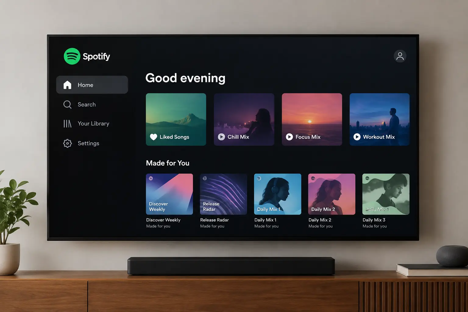 Spotify-on-TV
