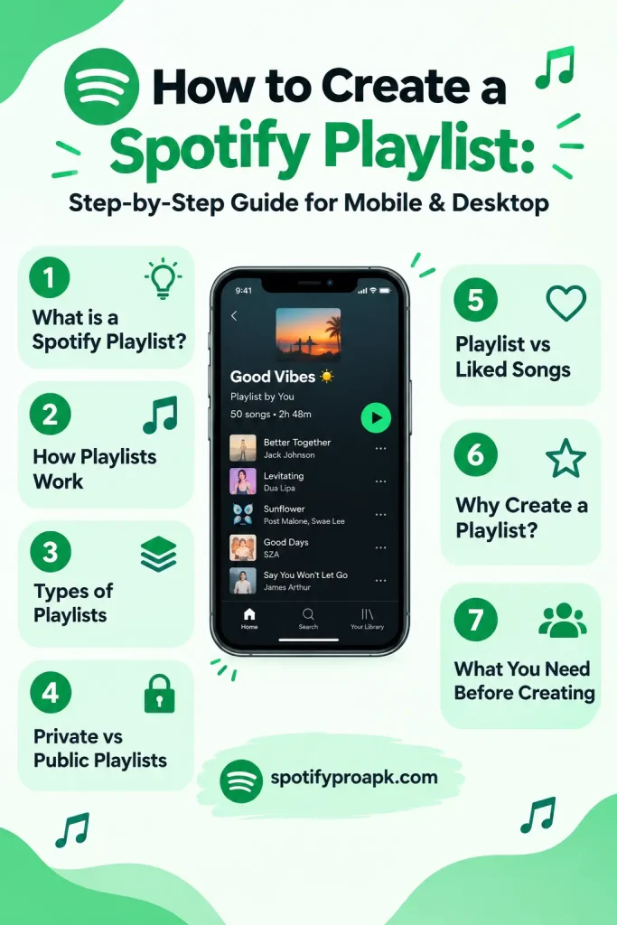 How to Create a Spotify Playlist for Android and iOS in 2026 2 How to Create a Spotify Playlist