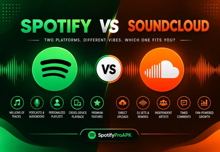 Spotify vs SoundCloud: Complete Comparison of Features, Price & Music Quality 2026 4 Spotify-vs-soundcloud